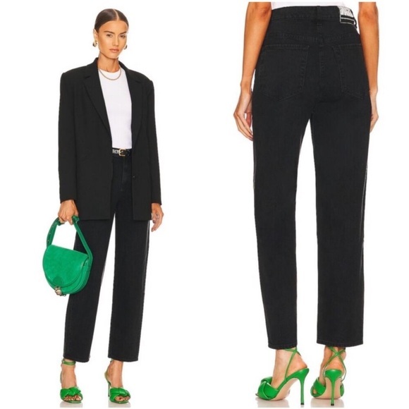 Snacks! By Mother Jeans High Waisted Double Stack Hover in Smacking Good